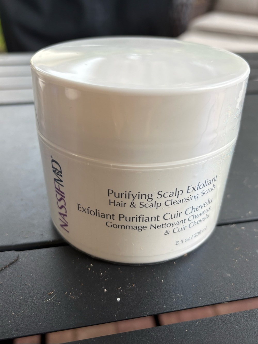 NassifMD Purifying Scalp Exfoliant Cleansing Scrub 8 oz NEW SEALED